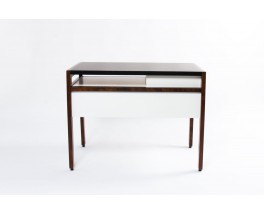 Bureau Andre Sornay plateau stratifie noir 1960