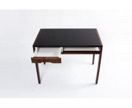 Bureau Andre Sornay plateau stratifie noir 1960