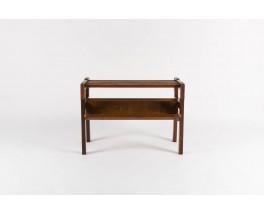 Table basse en chene Jacques Adnet 1930