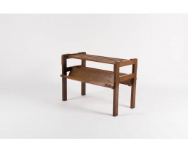 Table basse en chene Jacques Adnet 1930