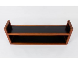 Etagere Andre Sornay hetre teinte et laque noire 1950