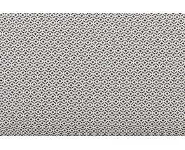 Banquette Egon Eiermann tissu noir et blanc geometrique edition Honeta 1968