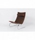 Fauteuil Poul Kjaerholm modele PK20 cuir marron edition Kold Christensen 1950