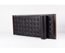 Daybed Dick Cordemeijer modele Cleopatra en cuir noir edition Auping 1950