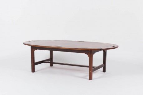 Table basse Svend Langkilde en palissandre edition Illums Bolighus 1950