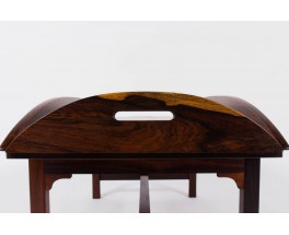 Table basse Svend Langkilde en palissandre edition Illums Bolighus 1950