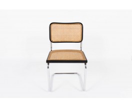 Chaises Marcel Breuer modele Cesca B32 edition Thonet 1970 set de 6