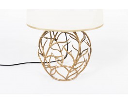 Lampe en metal dore design chic 1950