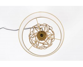 Lampe en metal dore design chic 1950