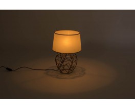 Lampe en metal dore design chic 1950