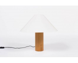 Lampe en pin et perspex blanc edition Agusti 1960