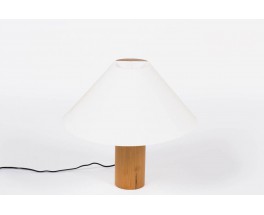 Lampe en pin et perspex blanc edition Agusti 1960