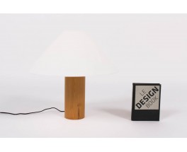 Lampe en pin et perspex blanc edition Agusti 1960