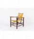 Fauteuil Charlotte Perriand modele 21 tissage de paille 1930