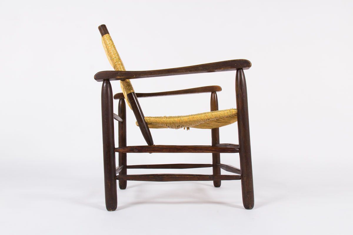 Armchair model 21 by Charlotte Perriand vintage and authentic