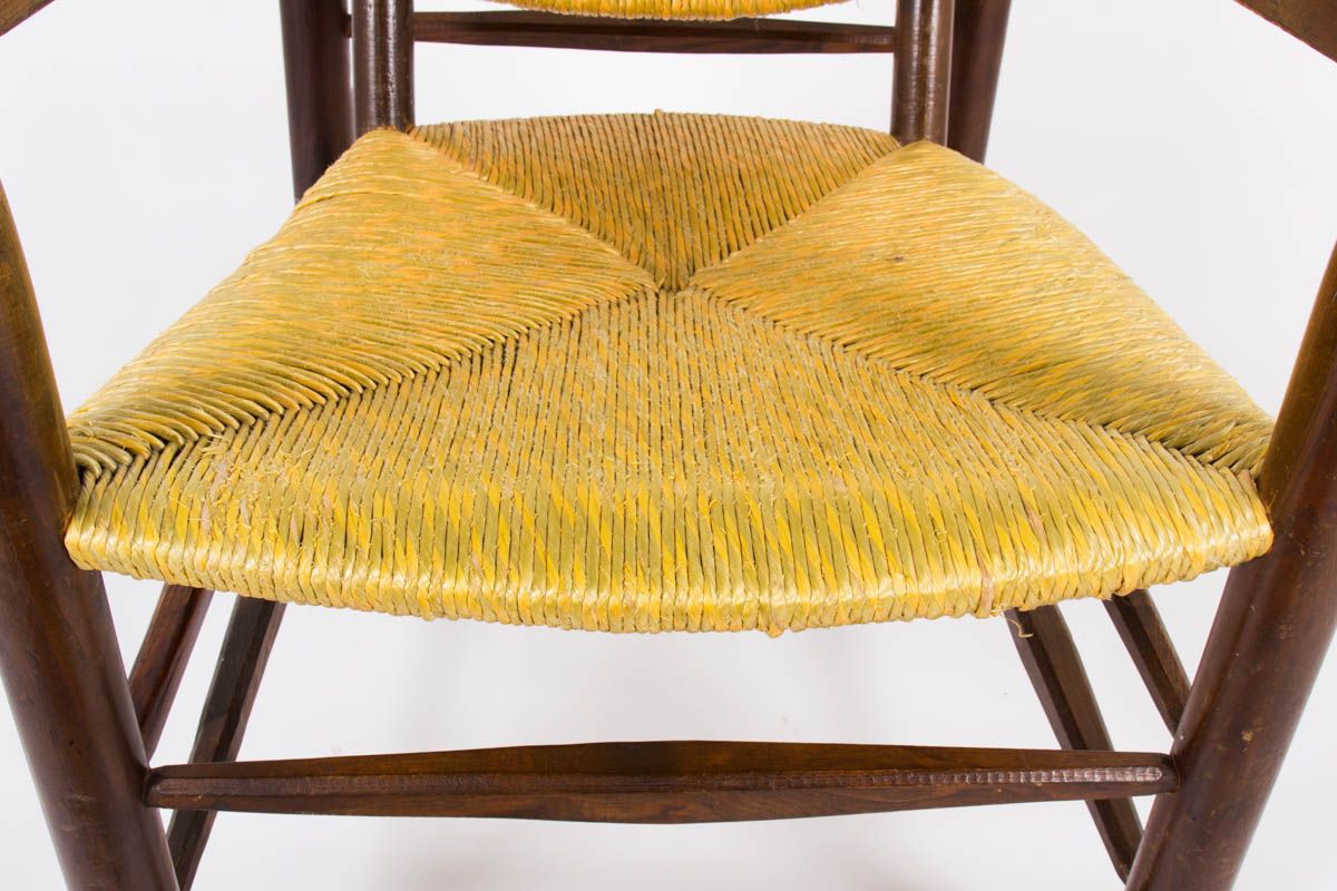 Arm Chair attr. Charlotte Perriand. Bamboo Japan ~ 1941 For Sale