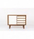 Commode Andre Sornay laque blanche 1960