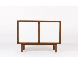 Commode Andre Sornay laque blanche 1960