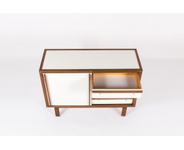 Commode Andre Sornay laque blanche 1960