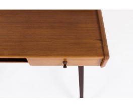 Bureau Jacques Hauville en acajou edition Bema 1960