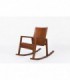 Rocking chair Mario Prandina modele Dondolo en chene edition Plinio Il Giovane