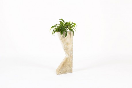 Jardiniere Willy Guhl triangle edition Eternit 1950