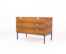 Commode Andre Monpoix en palissandre edition Meuble TV 1960