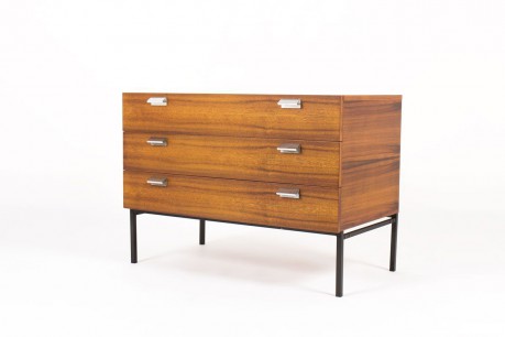 Commode Andre Monpoix en palissandre edition Meuble TV 1960