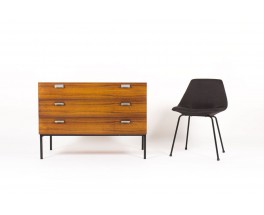 Commode Andre Monpoix en palissandre edition Meuble TV 1960