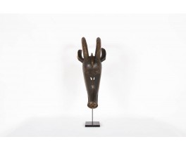 Masque decoratif ethnique modele antilope du Burkina Faso 1950