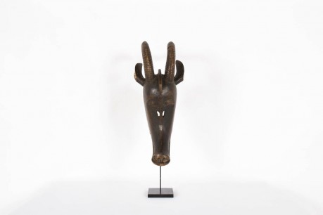 Masque decoratif ethnique modele antilope du Burkina Faso 1950