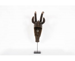 Masque decoratif ethnique modele antilope du Burkina Faso 1950