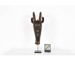 Masque decoratif ethnique modele antilope du Burkina Faso 1950