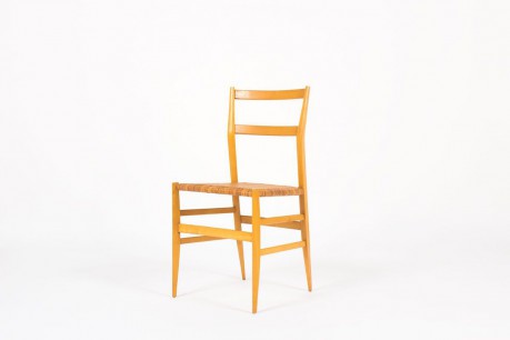 Chaise Gio Ponti modele Superleggera edition Cassina 1980