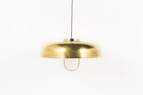 Suspension grand modele en laiton design italien 1950
