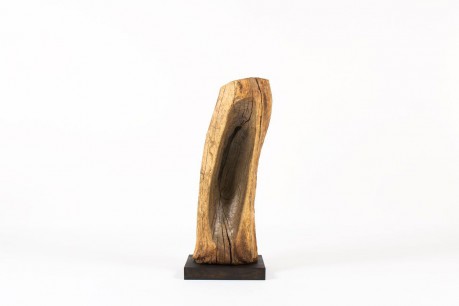 Sculpture en chene design brutaliste 1950