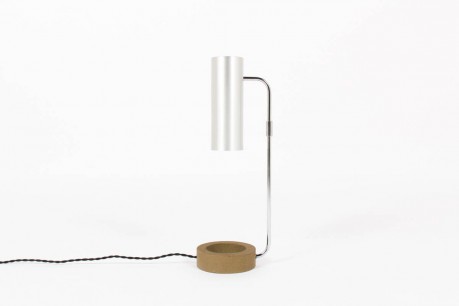 Lampe de table Rico Baltensweiler aluminium et fonte 1970