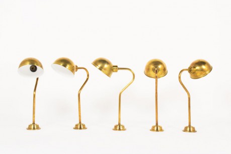 Lampes a poser en laiton 1950 set de 5