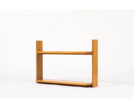 Etagere Andre Sornay acajou blond 1960