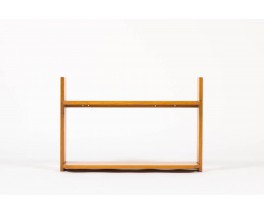 Etagere Andre Sornay acajou blond 1960