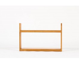 Etagere Andre Sornay acajou blond 1960