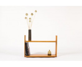 Etagere Andre Sornay acajou blond 1960