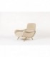 Fauteuil Marco Zanuso modele Lady lin beige edition Arflex 1950