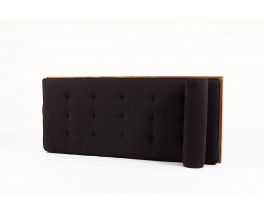 Lit de repos Charlotte Perriand pour Les Arc coussin lin noir 1950