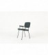 Fauteuil Pierre Paulin modele CM197 tissu bleu edition Thonet 1950