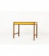 Console Andre Sornay en hetre teinte et laque jaune 1960