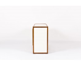 Andre Sornay cabinet with white and grey lacquer 1960