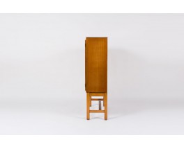 Borge Mogensen cabinet in Oregon pine and sycamore edition Karl Andersson & Soner 1960