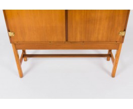 Borge Mogensen cabinet in Oregon pine and sycamore edition Karl Andersson & Soner 1960