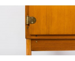 Borge Mogensen cabinet in Oregon pine and sycamore edition Karl Andersson & Soner 1960